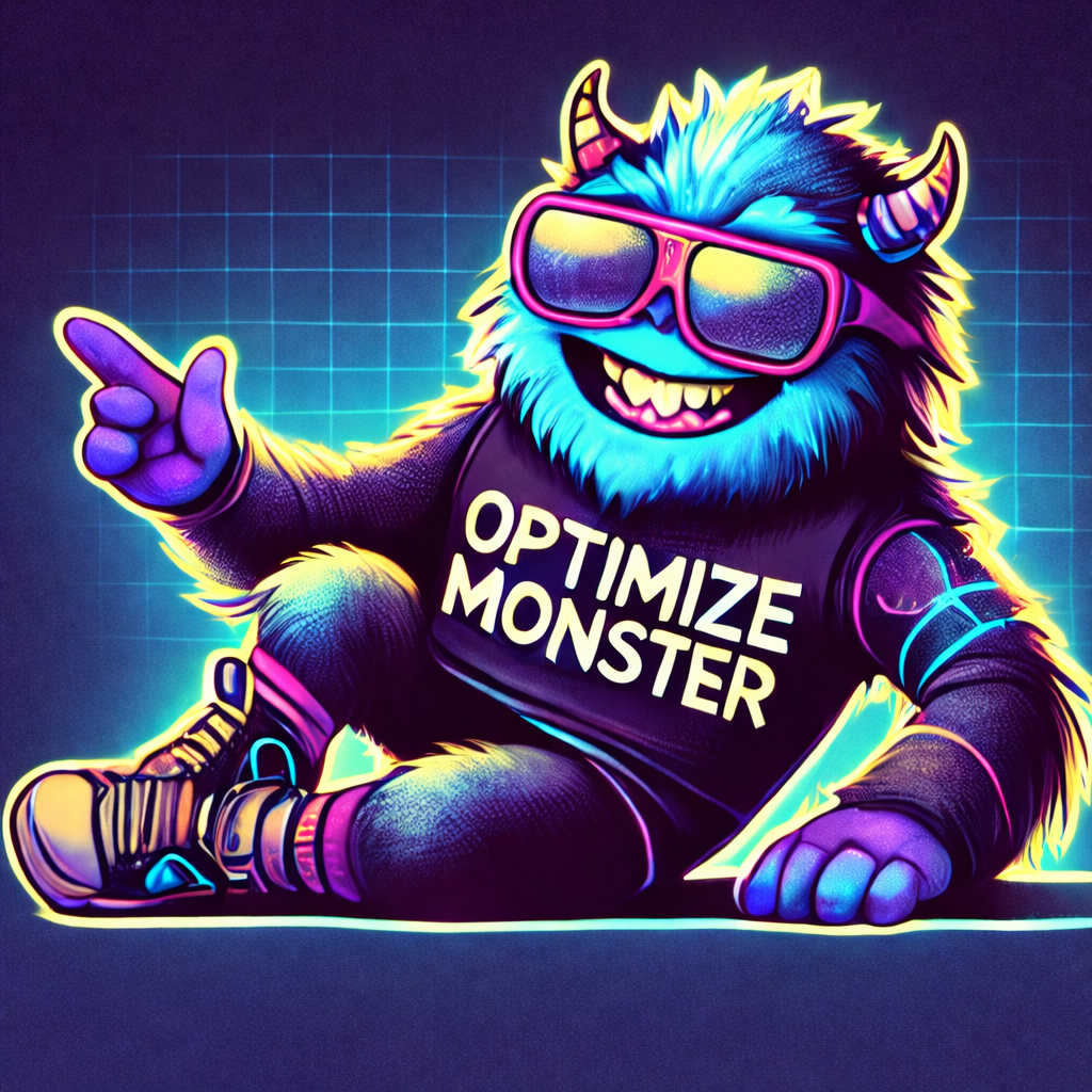 Optimize Monster mascot
